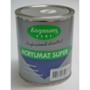 Koopmans acrylmat super kleur 1 lt.